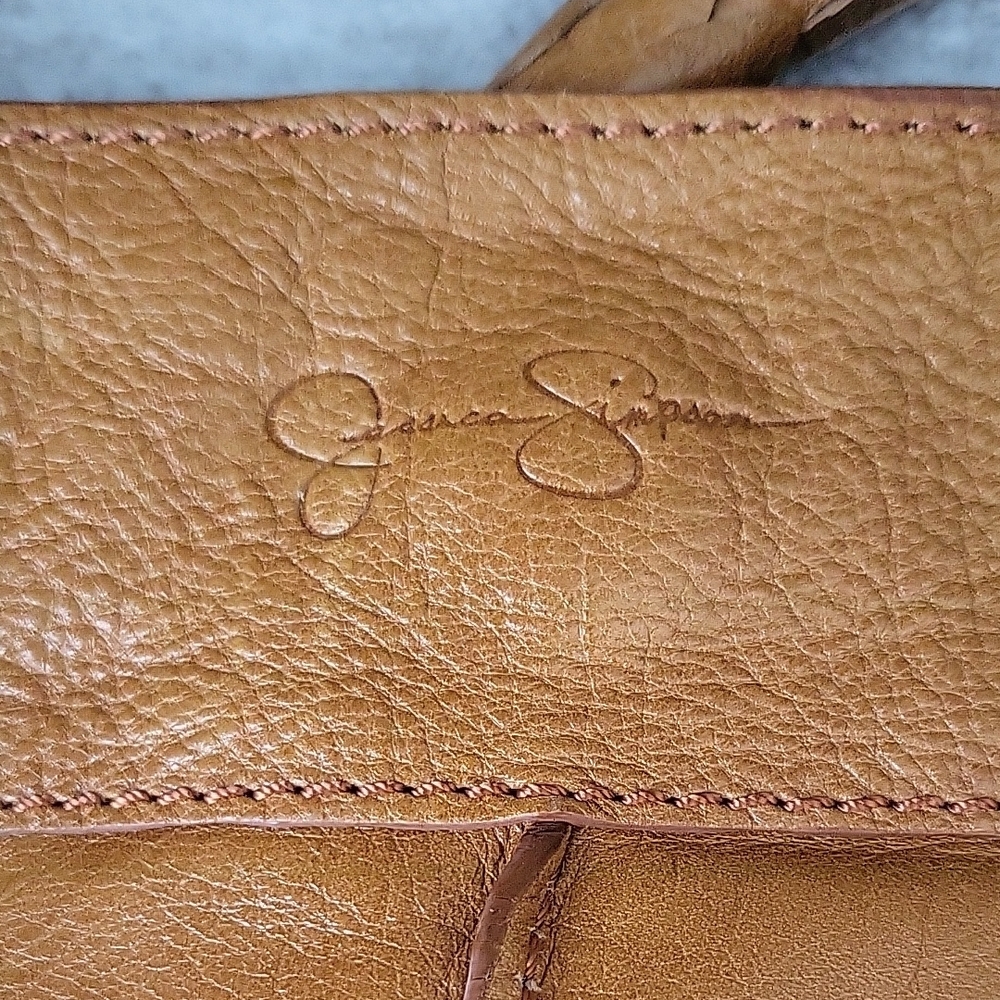 Jessica Simpson Tan Leather Shoulder Bag - Picture 2 of 4